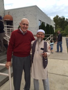 Dr. Appold at mosque
